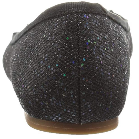 Studded Party Glitter Black Classic Ballet Flats - Picture 7 of 8